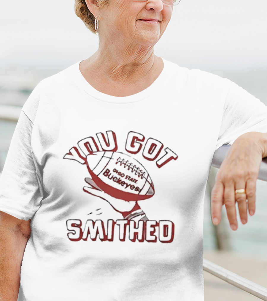 You Got Smithed Ohio State Buckeyes Football Jeremiah Smith T-Shirt