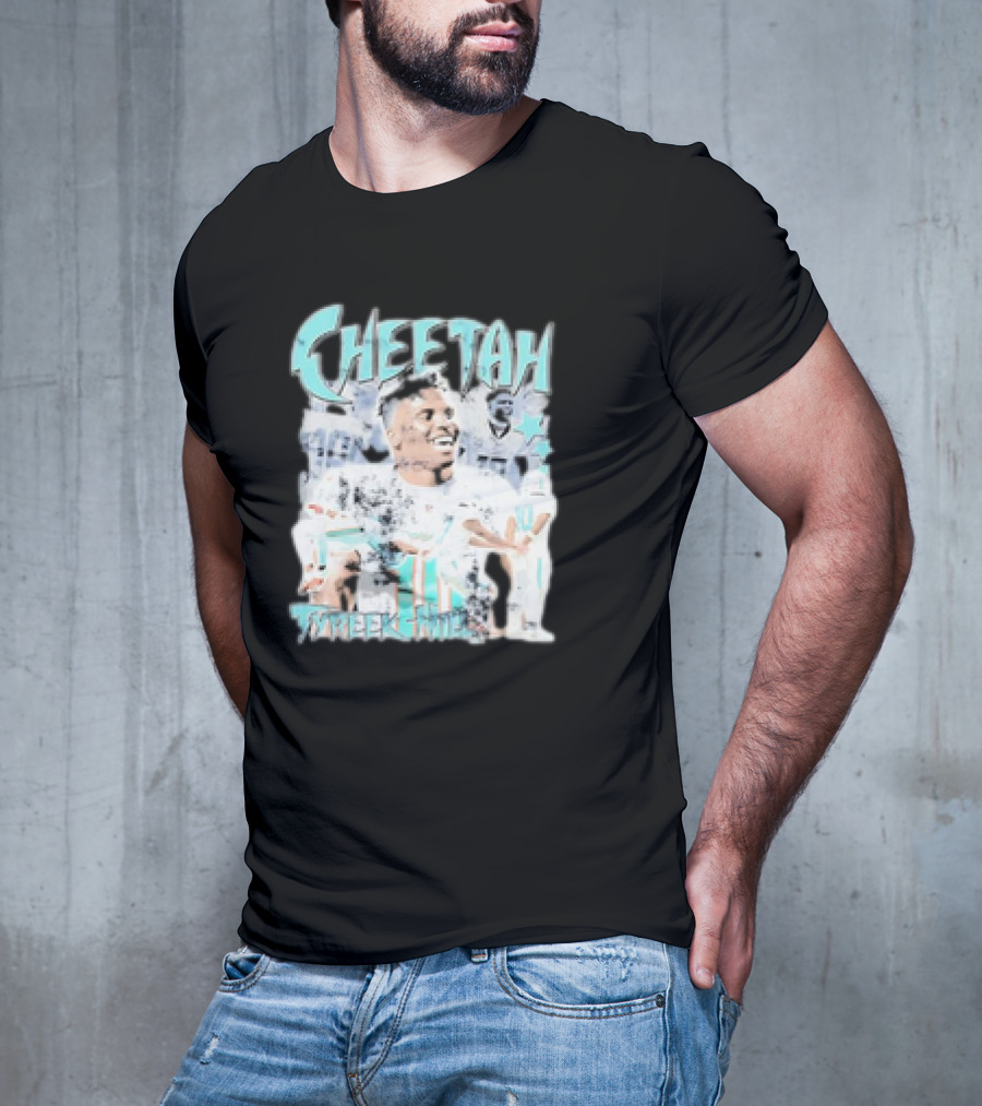 Cheetah Tyreek Hill Football Retro T-Shirt