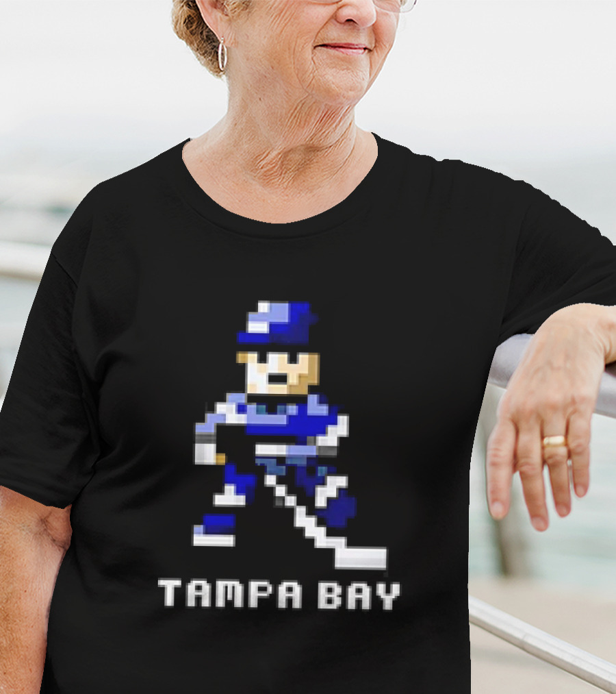 Tampa Bay 8 Bit Hockey Player T-Shirt