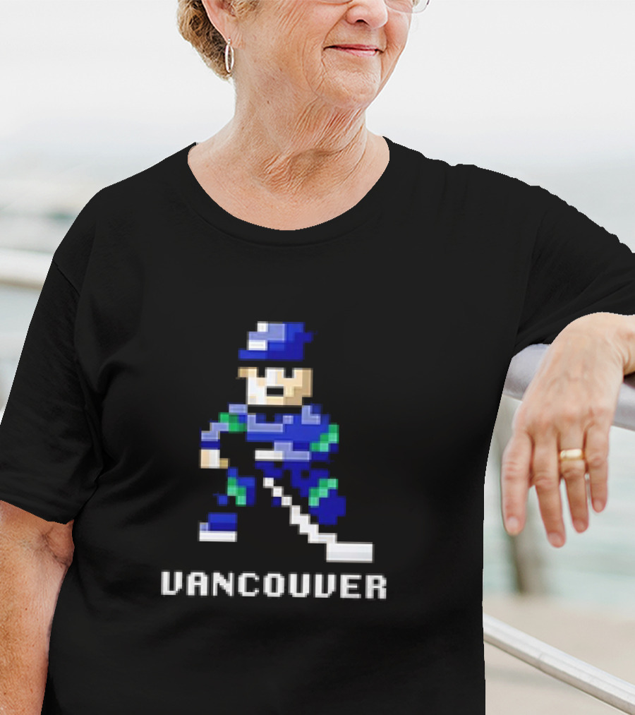 Vancouver 8 Bit Hockey T-Shirt
