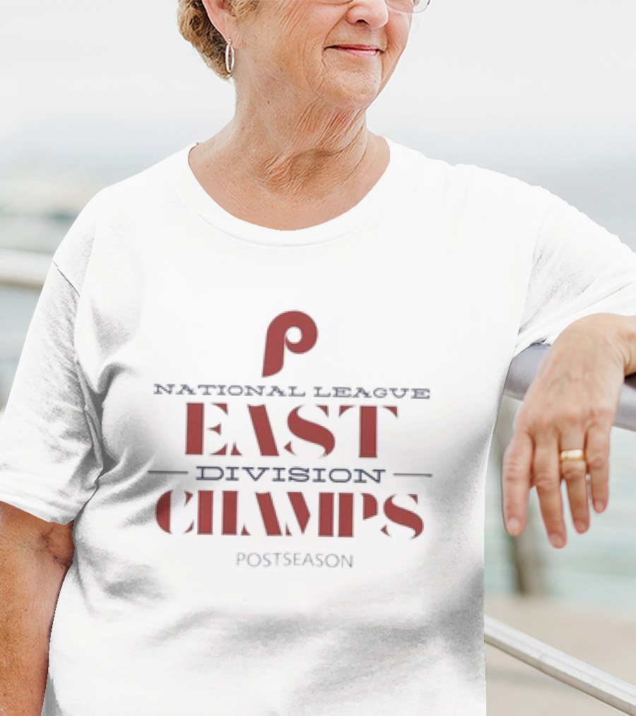 National League East Division Champs Philadelphia Phillies Postseason T-Shirt