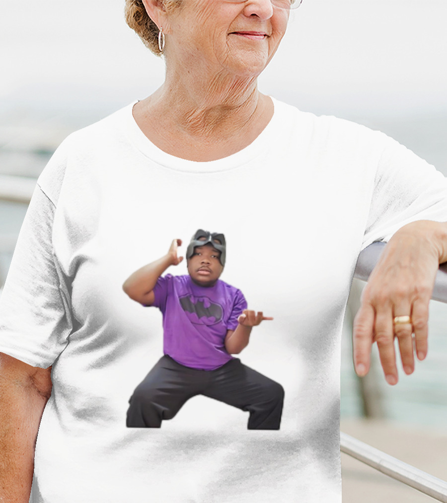 Darius Tiktok Autism Irisa Classic Batman Mask And Pose T-Shirt