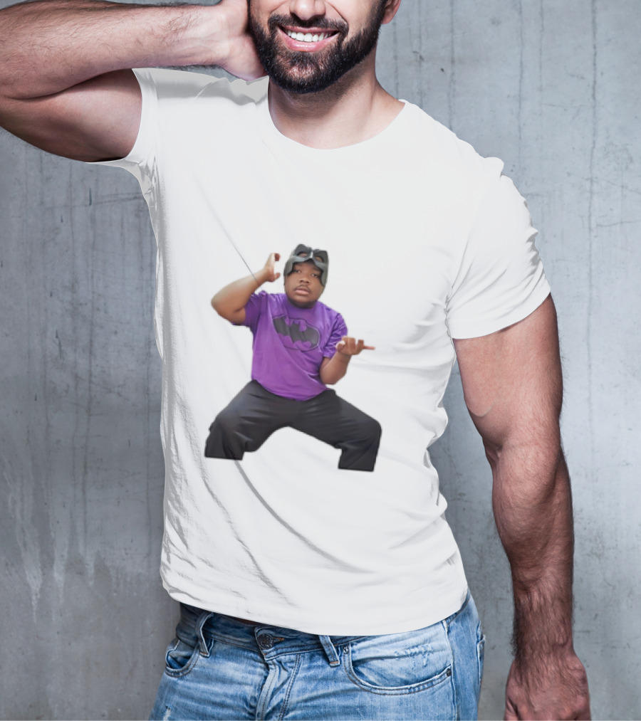 Darius Tiktok Autism Irisa Classic Batman Mask And Pose T-Shirt