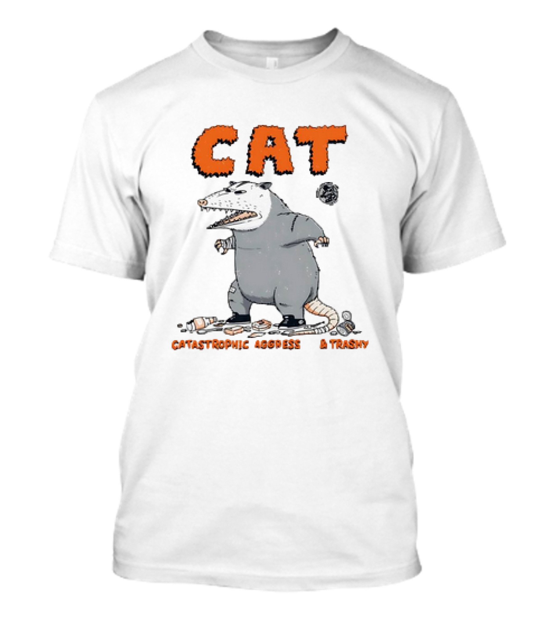 CAT Opossum Catastrophic Aggressive Trashy T-Shirt