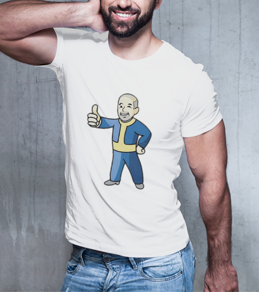 Vault Boy Nate Fallout Cartoons T-Shirt