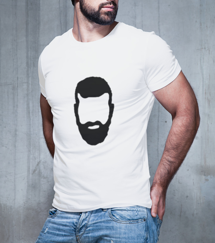 Hauss Beard Silhouette Marc Hauss Face T-Shirt