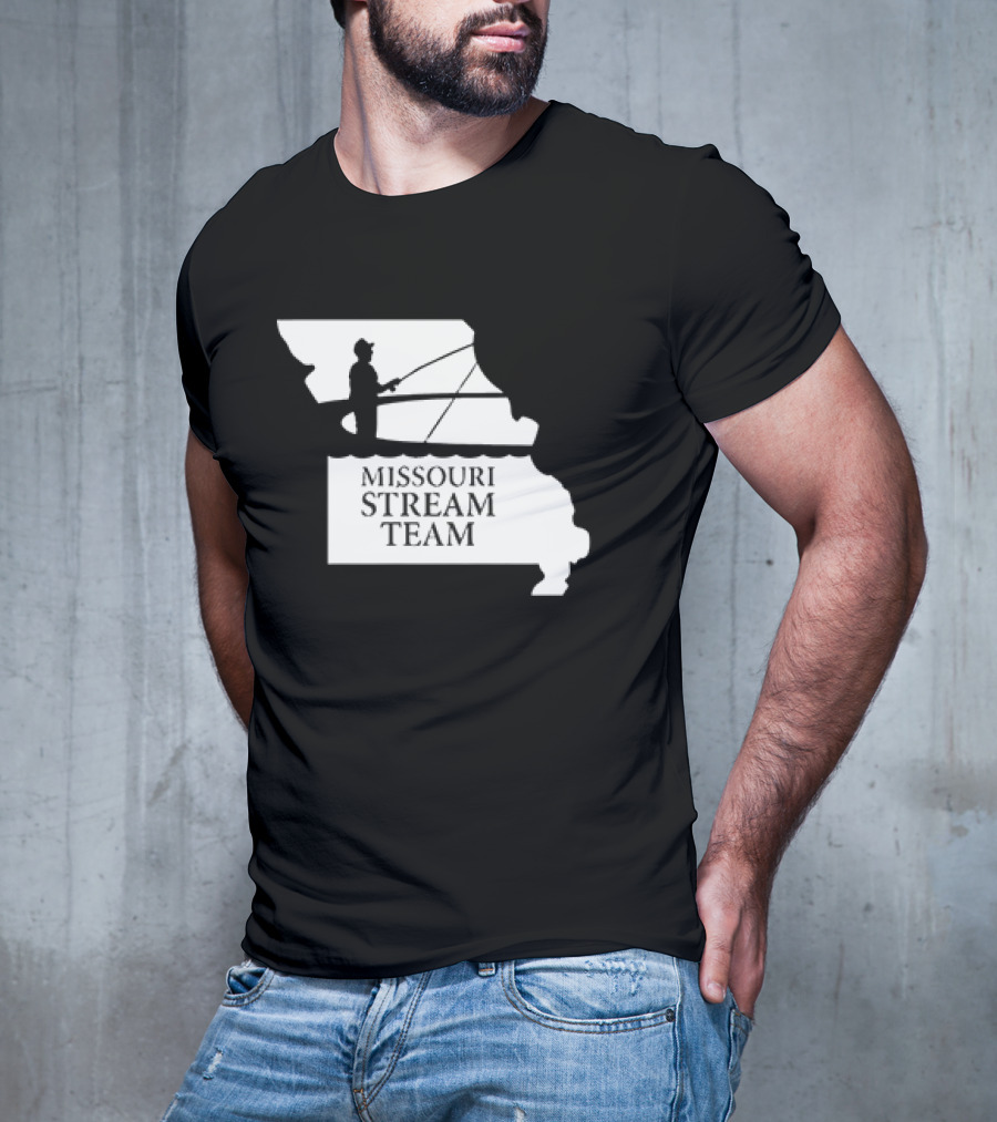 Missouri Stream Team Fishing In State T-Shirt