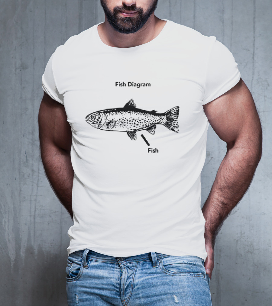 Fish Diagram Fish T-Shirt