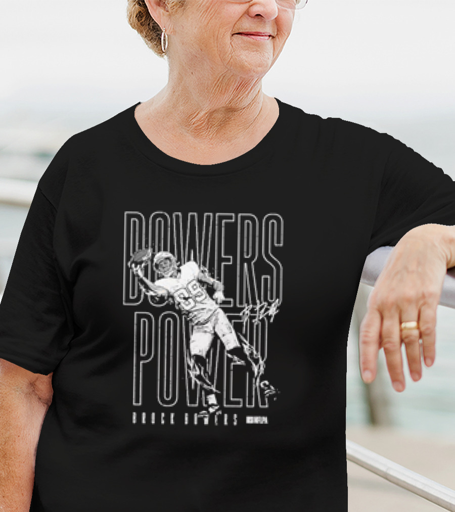 Brock Bowers Bowers Power Football Catch T-Shirt