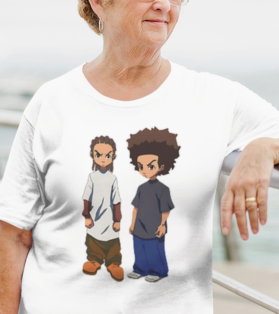 The Boondocks Huey And Riley Duo T-Shirt