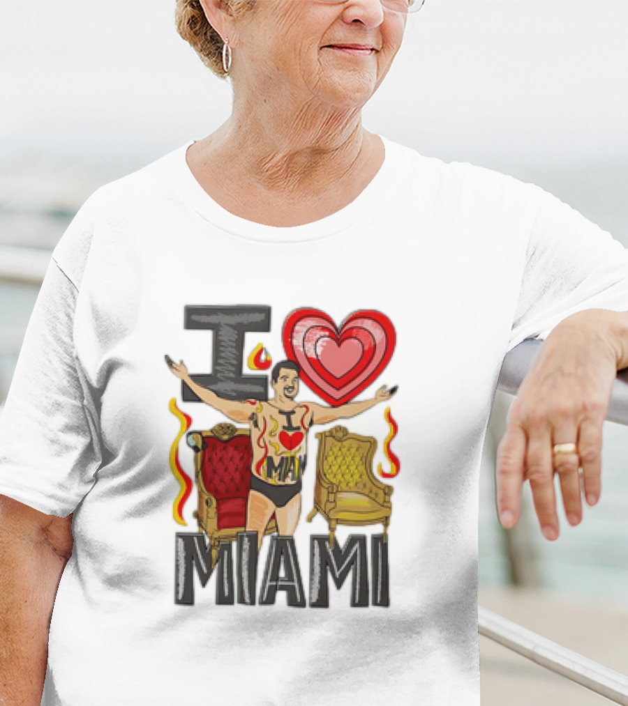 Dan Speedo I Love Miami The Dan LeBatard Show T-Shirt