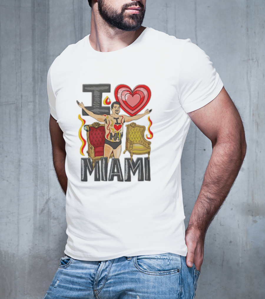 Dan Speedo I Love Miami The Dan LeBatard Show T-Shirt