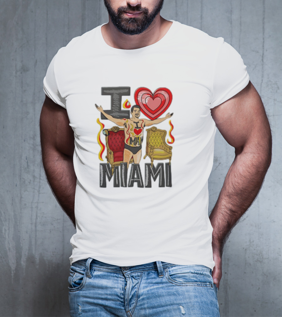 Dan Speedo I Love Miami The Dan LeBatard Show T-Shirt