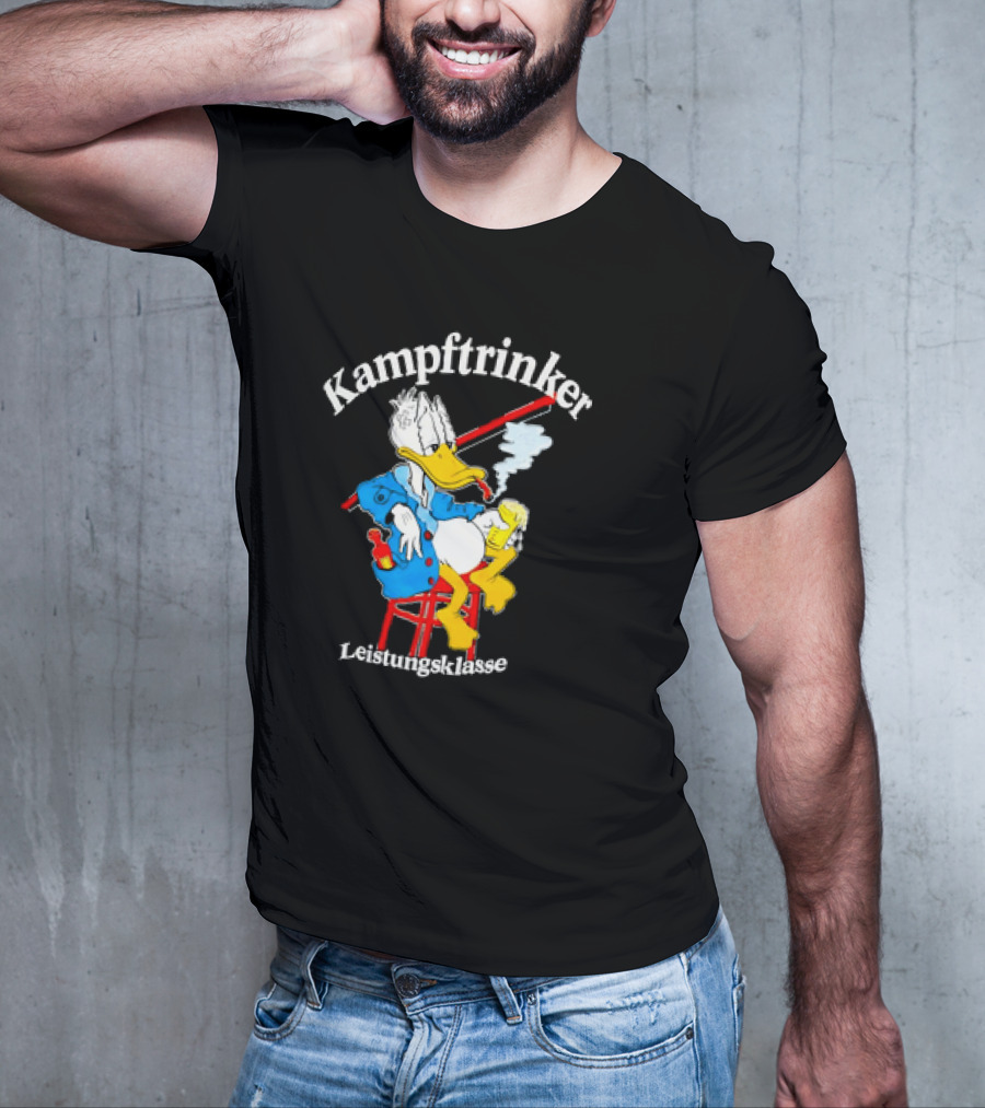 Kampftrinker Leistungsklasse Donald Duck Retro T-Shirt