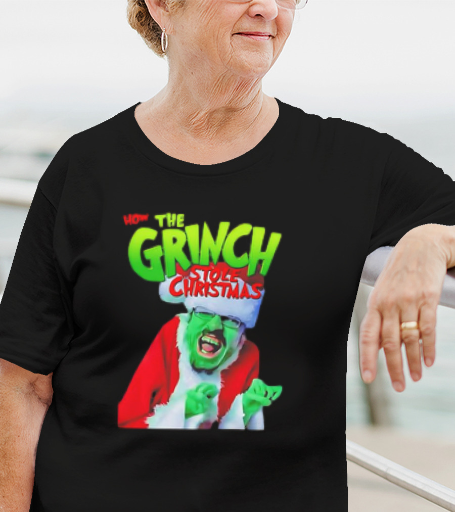Walter White How The Grinch Stole Christmas Mashup Character T-Shirt