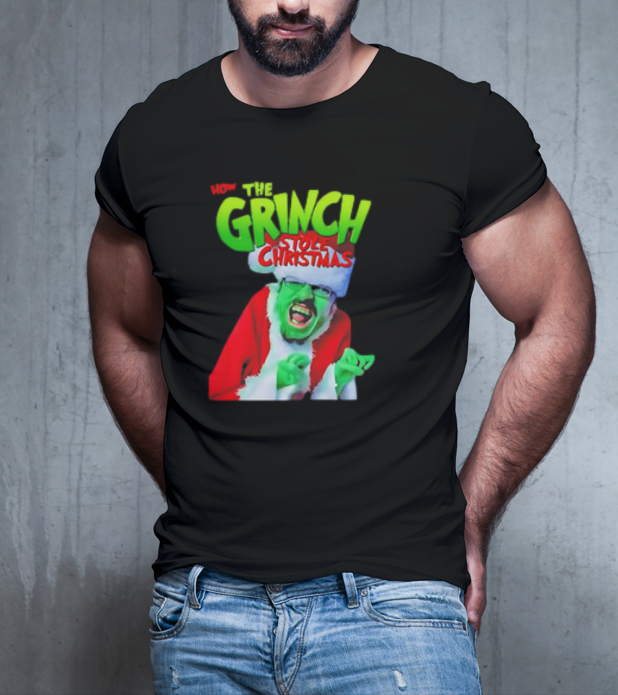 Walter White How The Grinch Stole Christmas Mashup Character T-Shirt