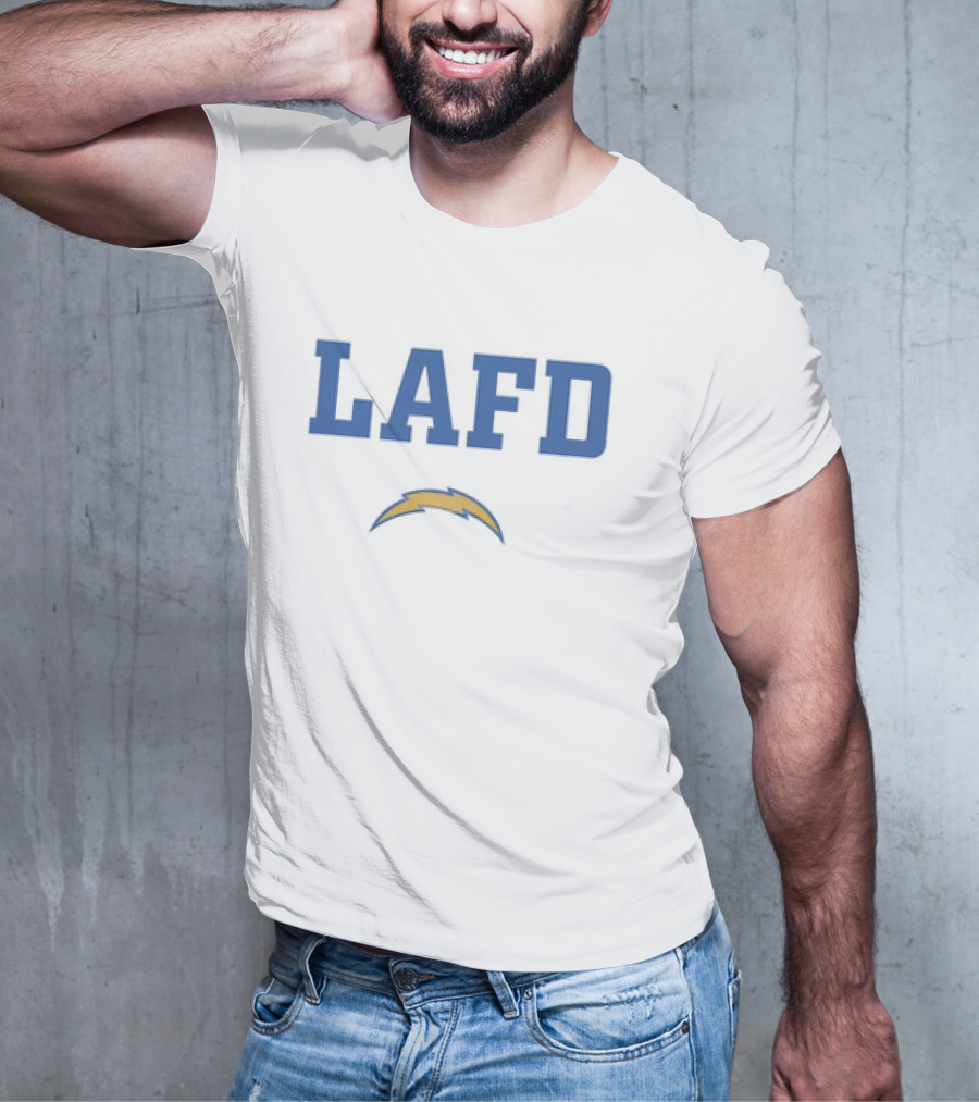 LAFD Los Angeles Chargers Bolt T-Shirt