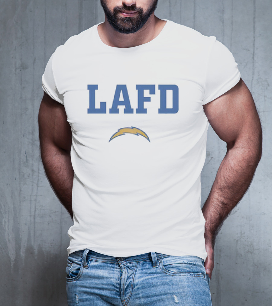 LAFD Los Angeles Chargers Bolt T-Shirt