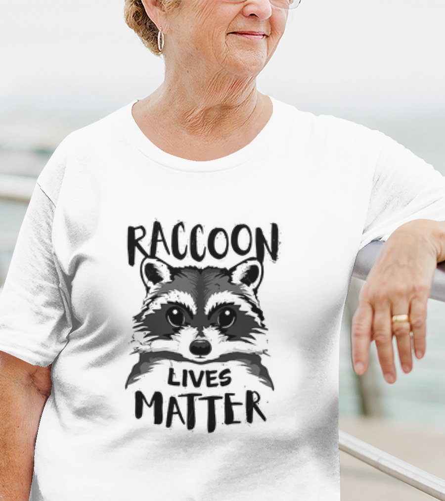 Raccoon Lives Matter Raccoon Face T-Shirt