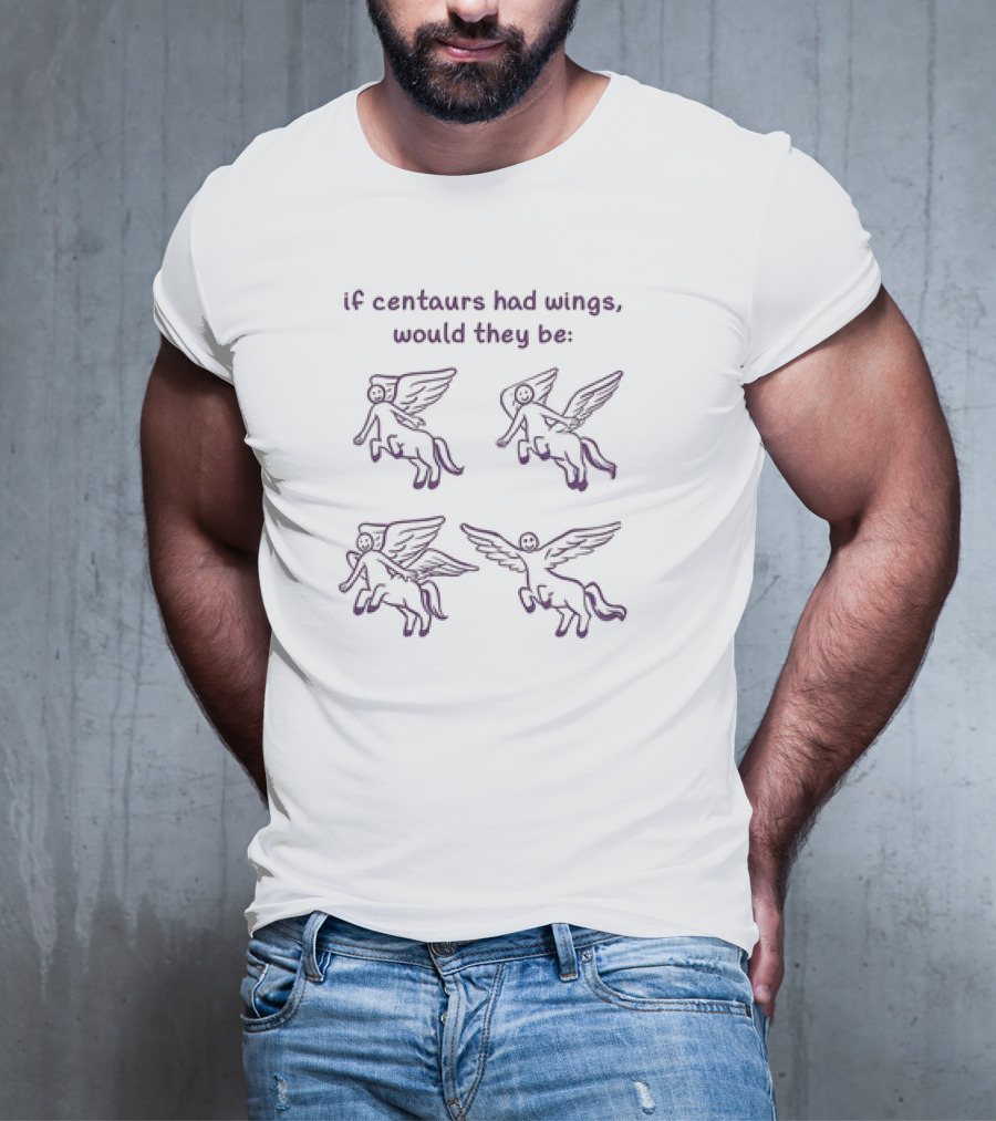 If Centaurs Had Wings Would They Be Centaurs But Worse T-Shirt