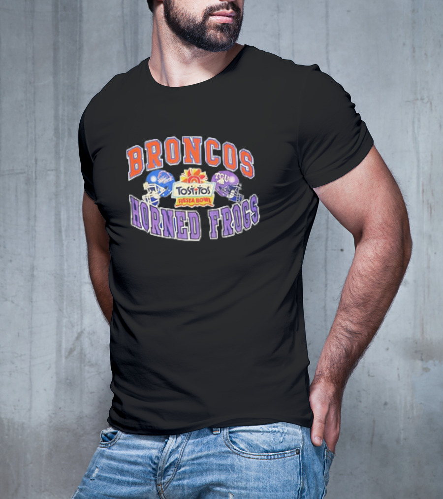 Broncos Horned Frogs Tostitos Fiesta Bowl Matchup T-Shirt