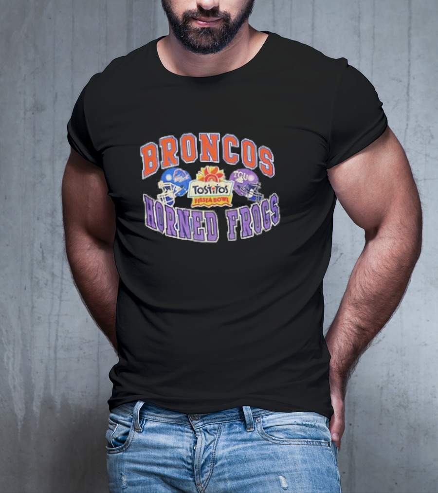 Broncos Horned Frogs Tostitos Fiesta Bowl Matchup T-Shirt