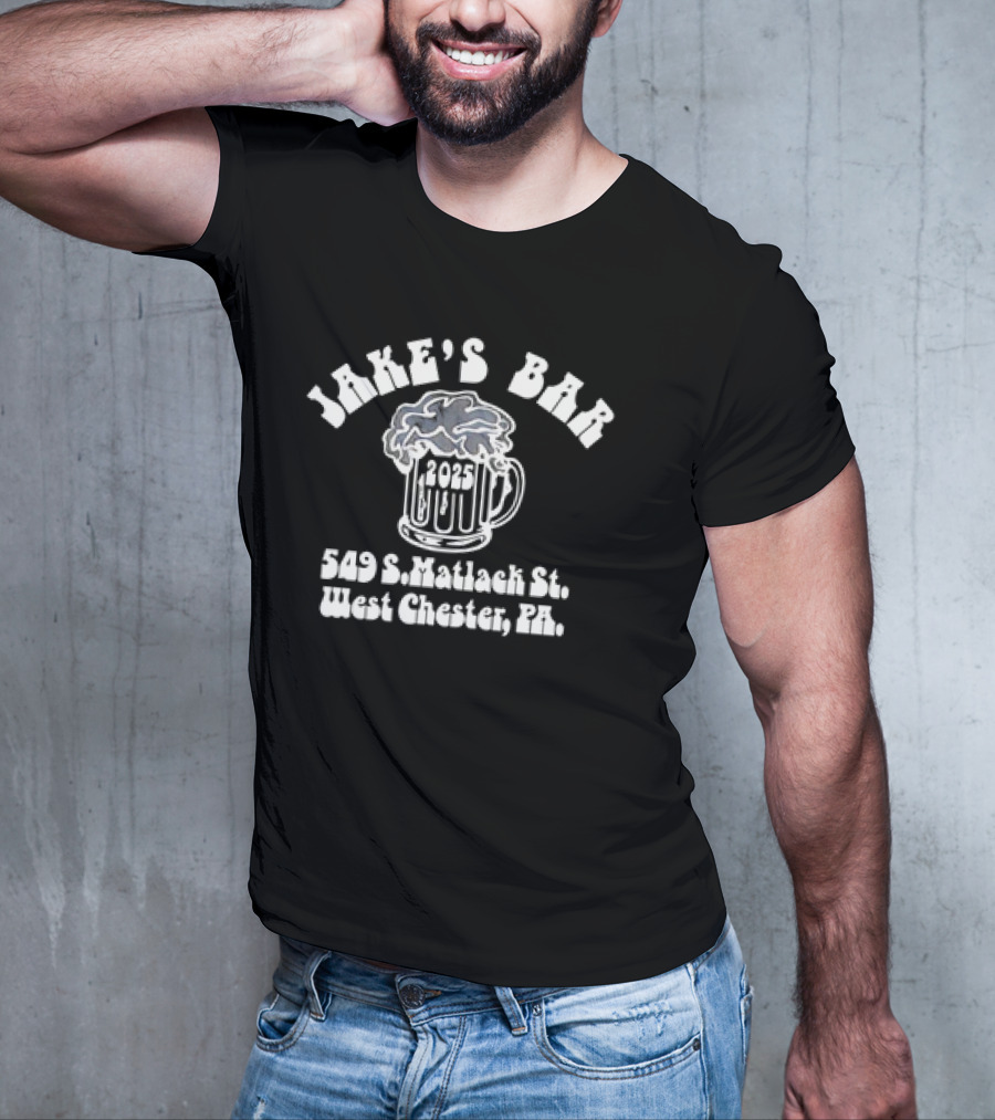 Joe Rogan Wearing Jake's Bar 2025 549 S. Matlack St. West Chester PA T-Shirt
