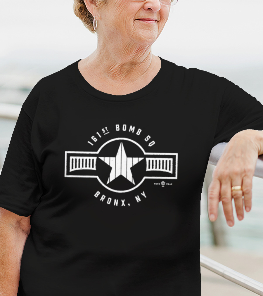 161st Bomb Squadron Bronx NY Star Emblem T-Shirt