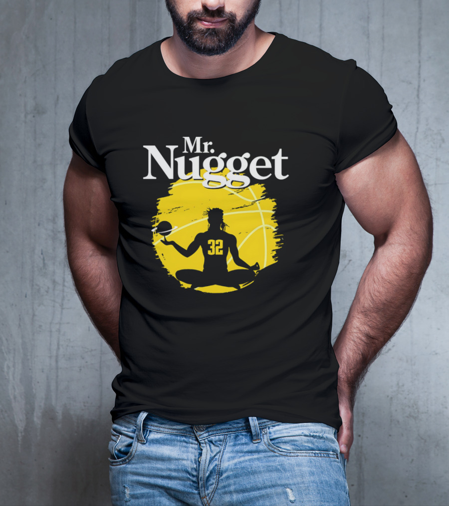 Mr. Nugget Aaron Gordon No. 32 Denver Nuggets T-Shirt