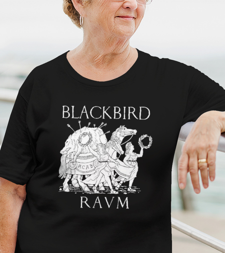 Blackbird Raum ACAB Alex Krokus Bear And Raccoon Procession T-Shirt