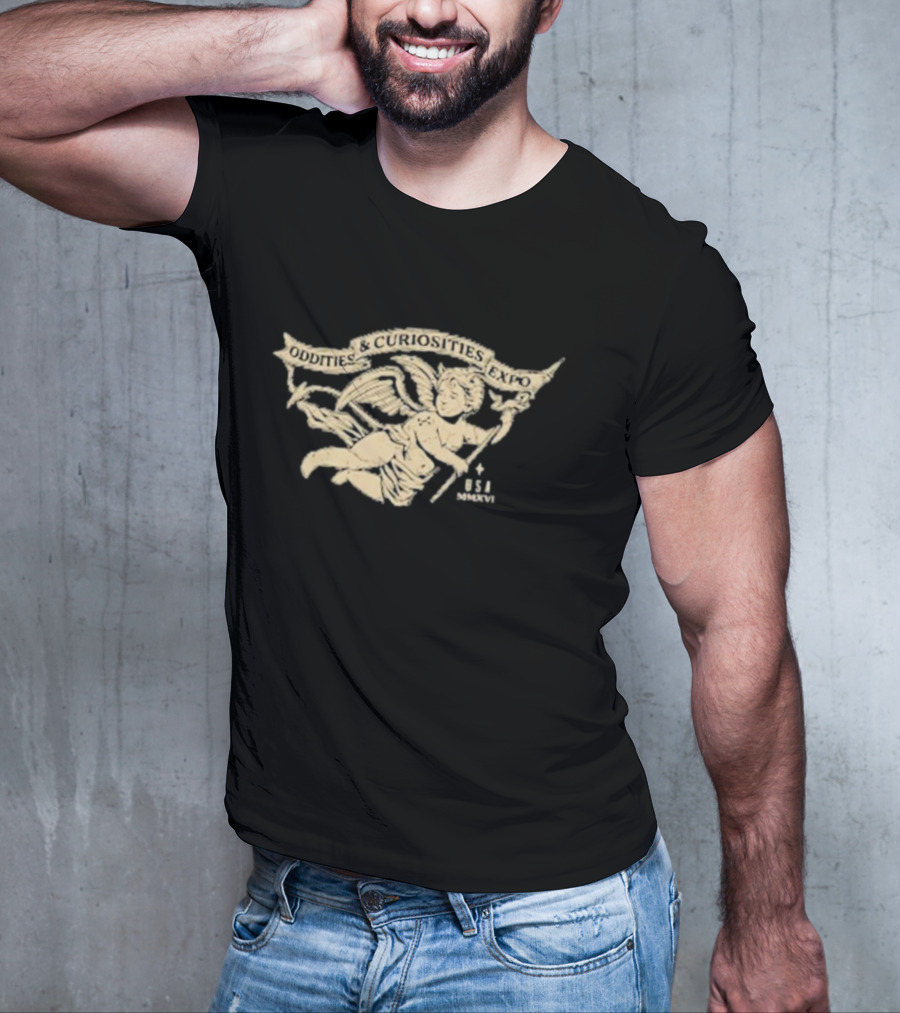 Oddities And Curiosities Expo Angel B+C USA T-Shirt