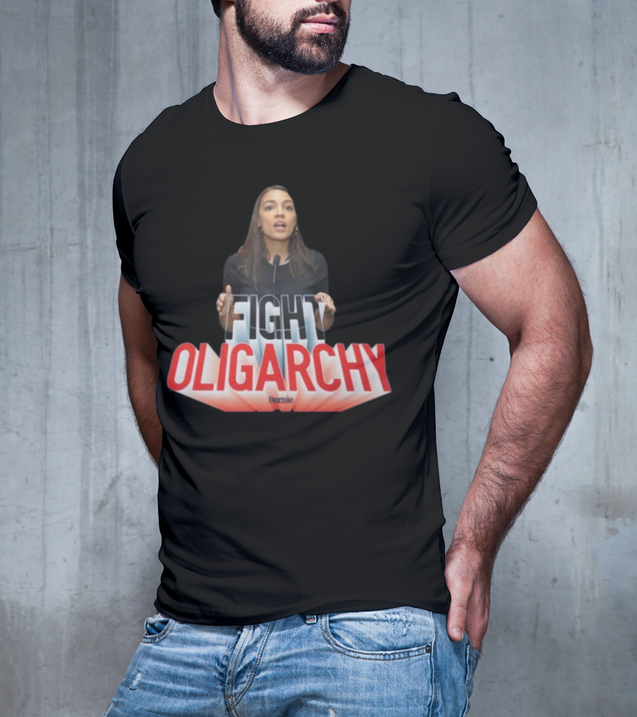 FIGHT OLIGARCHY Bernie T-Shirt