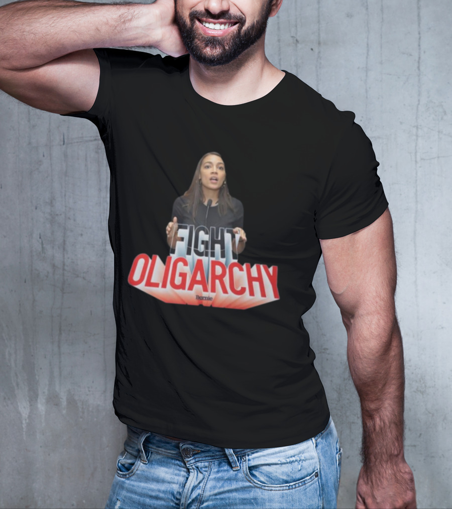 FIGHT OLIGARCHY Bernie T-Shirt