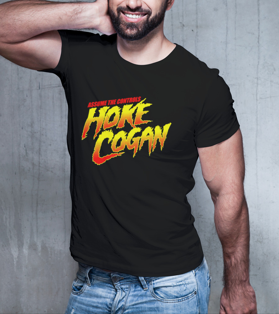 Assume The Controls Hoke Cogan Retro Style Bold Text Influence T-Shirt