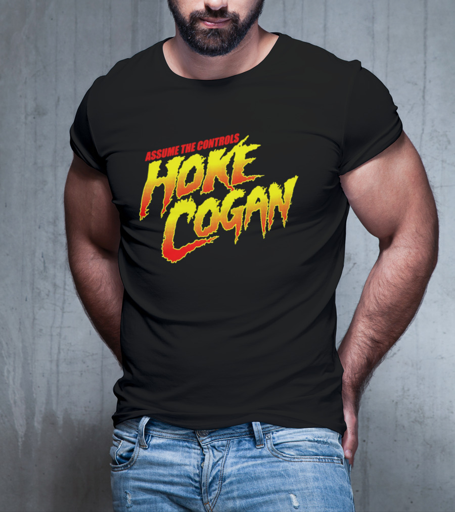 Assume The Controls Hoke Cogan Retro Style Bold Text Influence T-Shirt