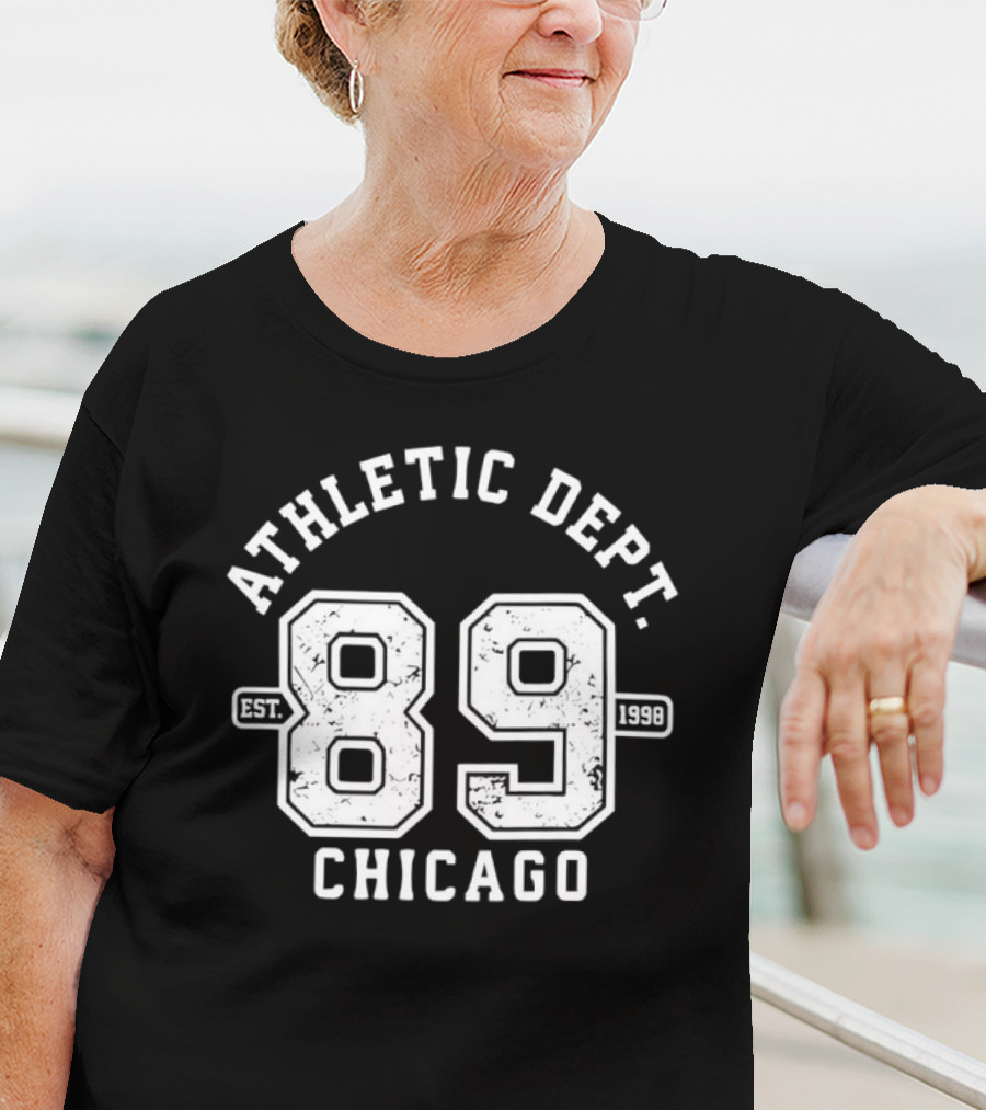 ATHLETIC DEPT CHICAGO 89 EST 1998 T-Shirt