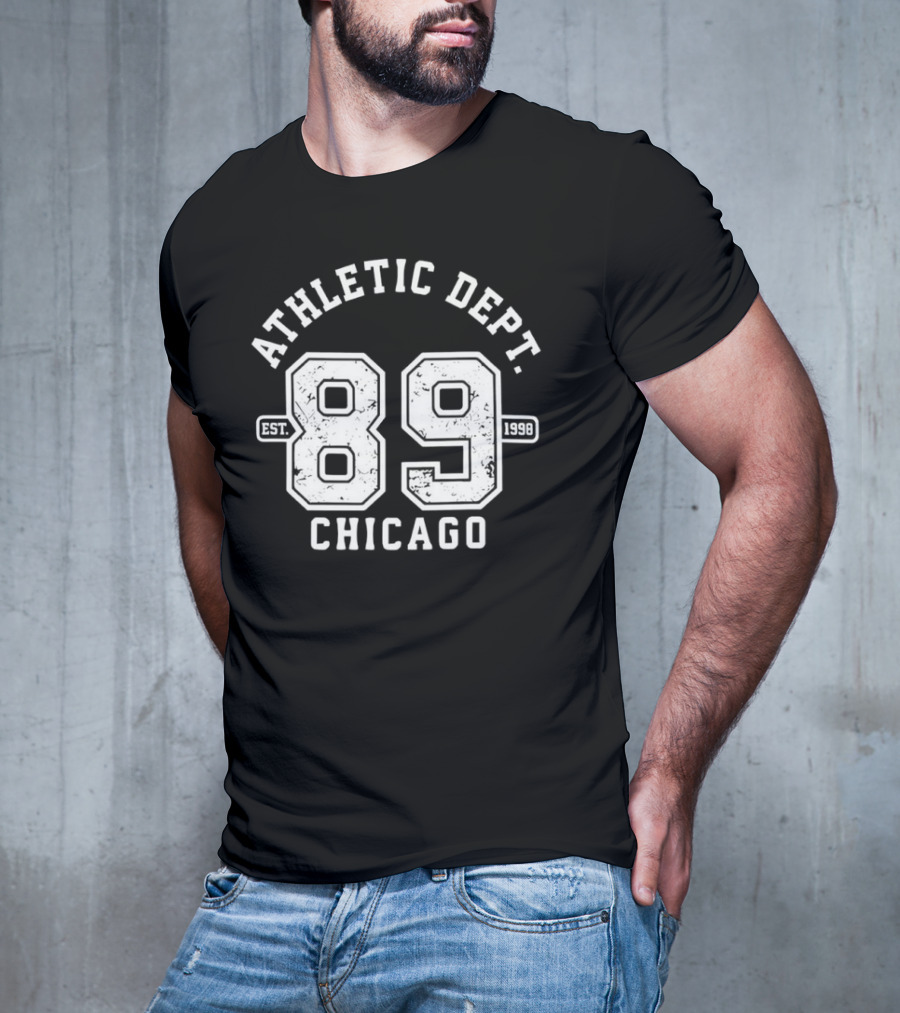 ATHLETIC DEPT CHICAGO 89 EST 1998 T-Shirt