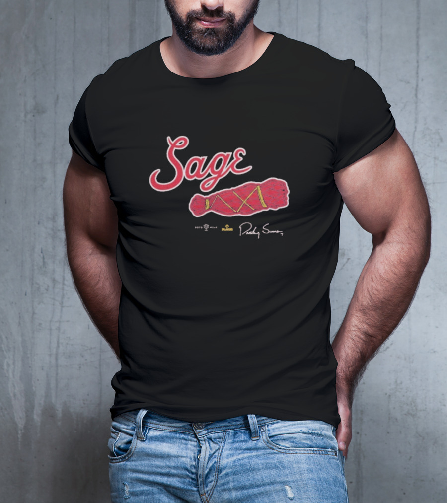 Atlanta Braves Sage Chop Patrick Semansky T-Shirt