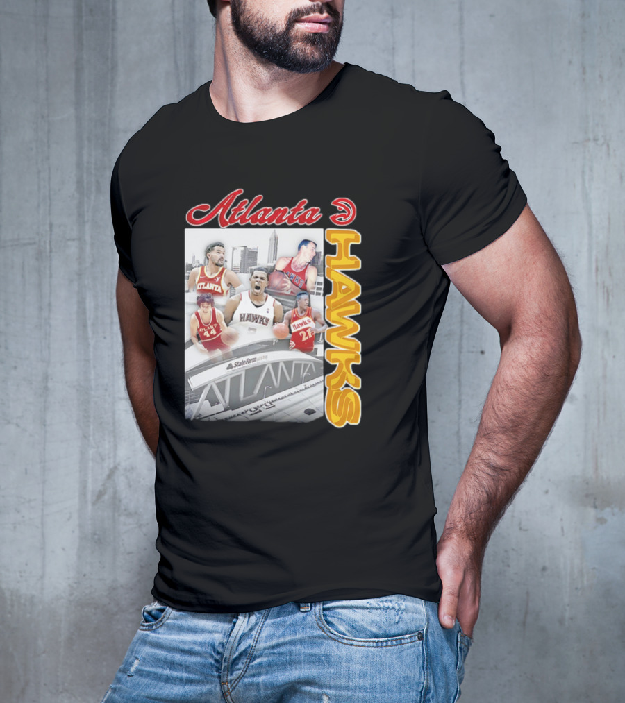 Atlanta Hawks State Farm Arena Basketball Players T-Shirt
