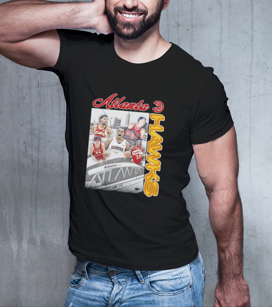 Atlanta Hawks State Farm Arena Basketball Players T-Shirt