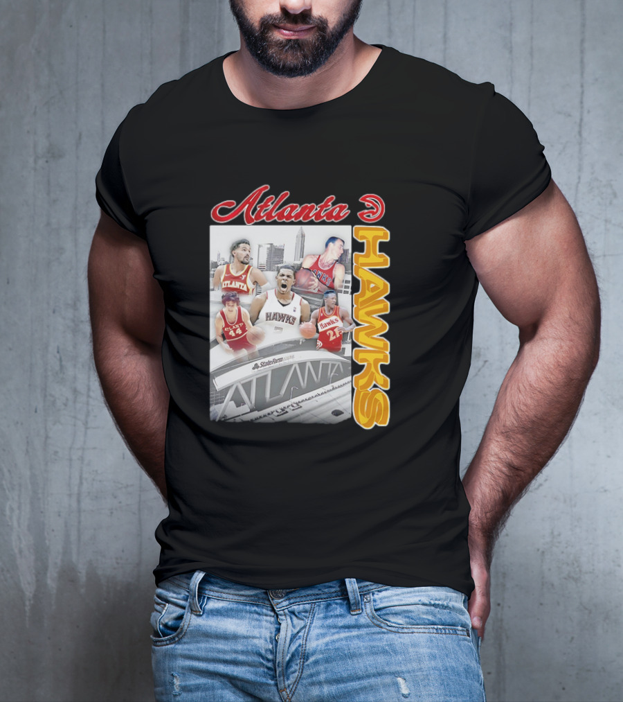 Atlanta Hawks State Farm Arena Basketball Players T-Shirt