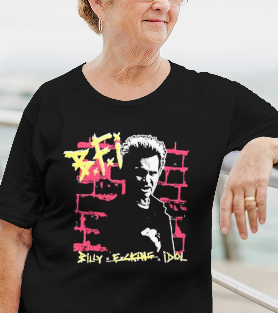 BFI Billy Fcking Idol Brick Wall Graphic T-Shirt