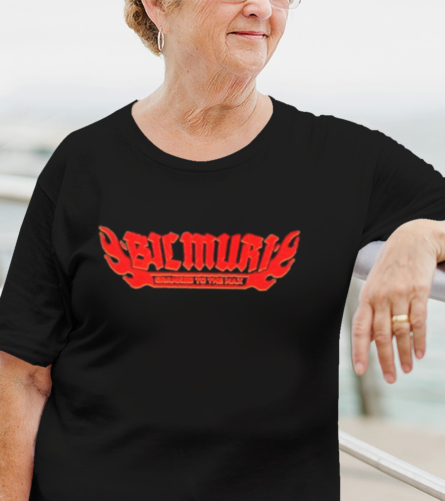 Bilmuri Cranked To The Max Flaming Hot Red Text T-Shirt