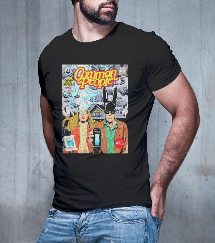 Black Mirror Comics Common People Netflix 2025 T-Shirt