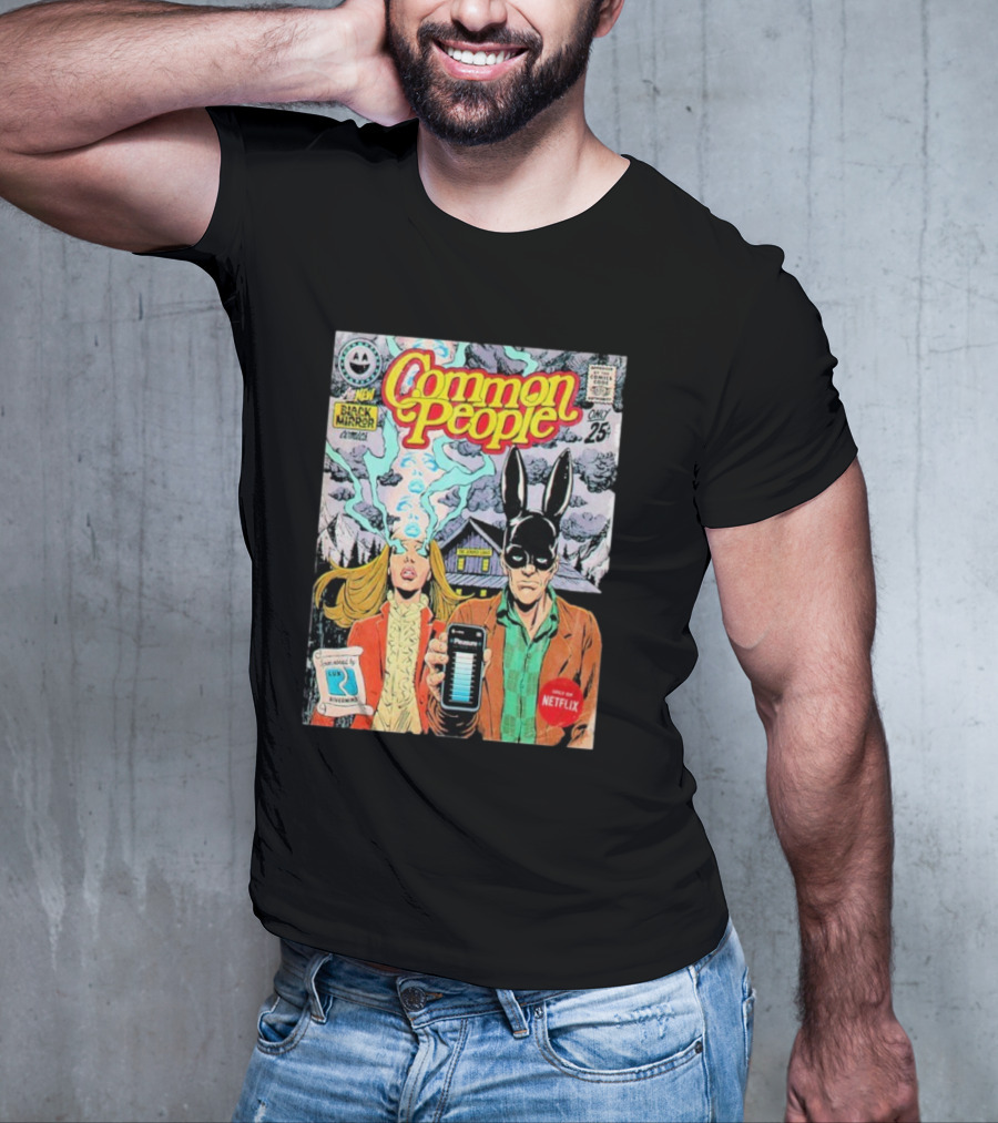 Black Mirror Comics Common People Netflix 2025 T-Shirt