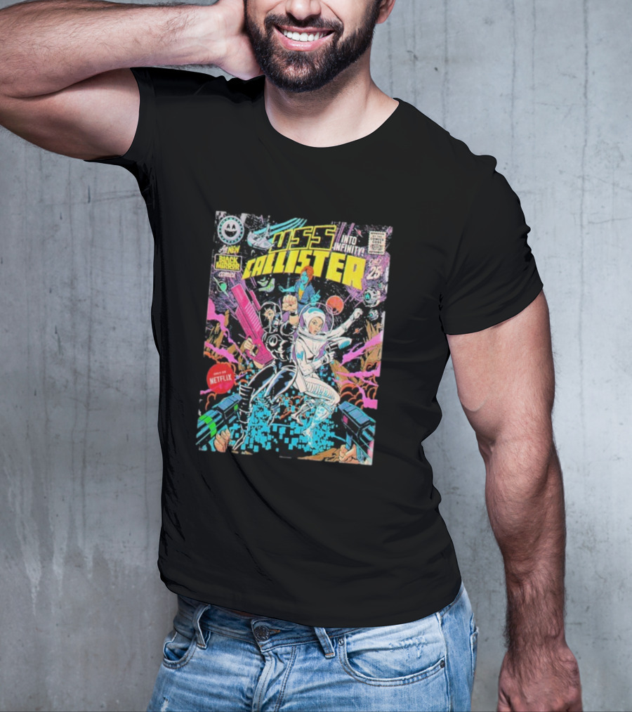 Black Mirror Comics USS Callister Into Infinity Issue 25 Netflix Official 2025 T-Shirt