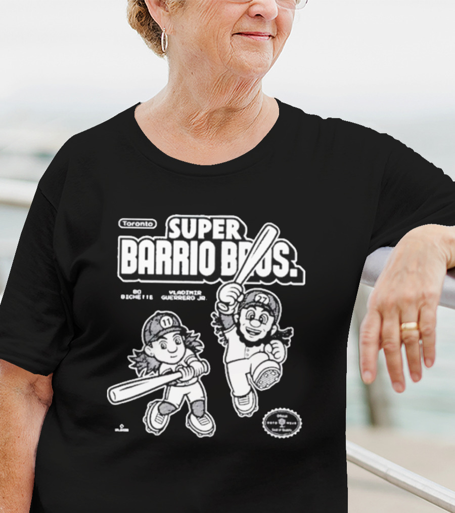Super Barrio Bros Toronto Bo Bichette Vladimir Guerrero Jr T-Shirt