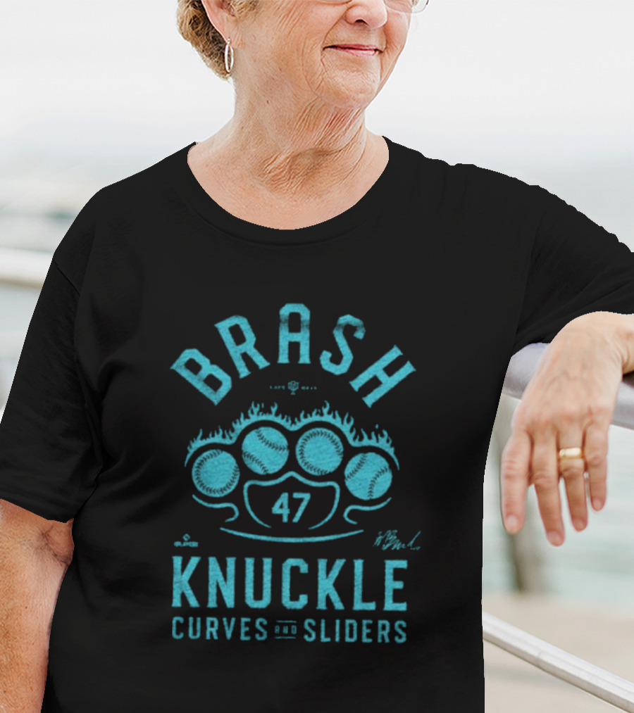 Brash Knuckle 47 Curves And Sliders T-Shirt