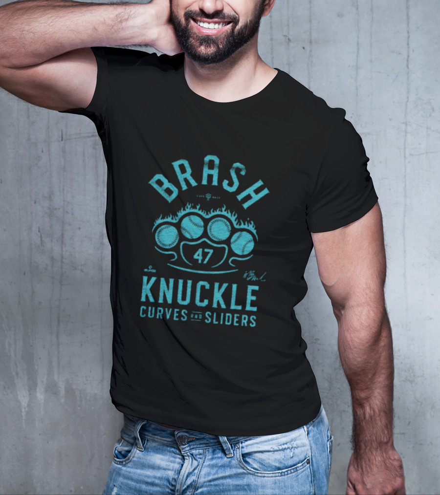 Brash Knuckle 47 Curves And Sliders T-Shirt