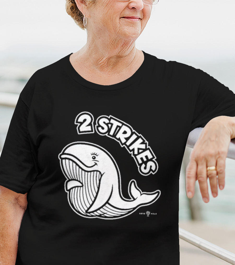 Bryan Hoch 2 Strikes Whale T-Shirt